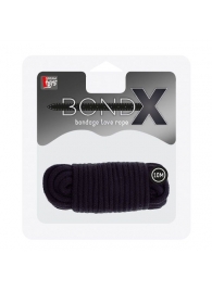 Черная веревка для связывания BONDX LOVE ROPE - 10 м. - Dream Toys - купить с доставкой в Сочи