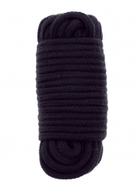 Черная веревка для связывания BONDX LOVE ROPE - 10 м. - Dream Toys - купить с доставкой в Сочи