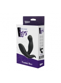 Черный вибромассажер простаты PROSTATE HERO - Dream Toys - в Сочи купить с доставкой