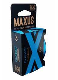 Классические презервативы в железном кейсе MAXUS Classic - 3 шт. - Maxus - купить с доставкой в Сочи