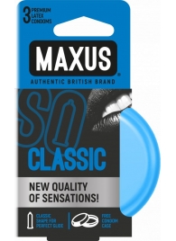 Классические презервативы в железном кейсе MAXUS Classic - 3 шт. - Maxus - купить с доставкой в Сочи