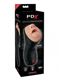 Мастурбатор-ротик Deep Throat Vibrating Stroker - Pipedream - в Сочи купить с доставкой