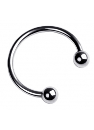 Серебристая подкова на головку пениса - ToyFa - купить с доставкой в Сочи