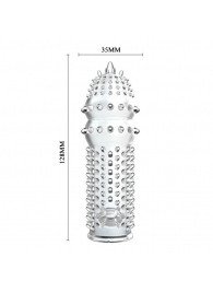 Закрытая прозрачная насадка Crystal sleeve - 14,2 см. - Erowoman-Eroman - в Сочи купить с доставкой