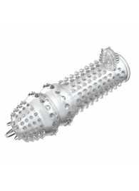 Закрытая прозрачная насадка Crystal sleeve - 14,2 см. - Erowoman-Eroman - в Сочи купить с доставкой