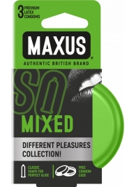 Презервативы в железном кейсе MAXUS Mixed - 3 шт. - Maxus - купить с доставкой в Сочи