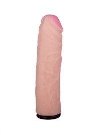 Черный пояс-трусики с насадкой  Гламур Dana  - 15,5 см. - LOVETOY (А-Полимер) - купить с доставкой в Сочи