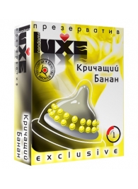 Презерватив LUXE  Exclusive  Кричащий банан  - 1 шт. - Luxe - купить с доставкой в Сочи