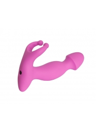 Розовый стимулятор простаты с усиками - 15 см. - 4sexdreaM - в Сочи купить с доставкой