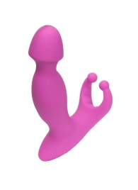 Розовый стимулятор простаты с усиками - 15 см. - 4sexdreaM - в Сочи купить с доставкой