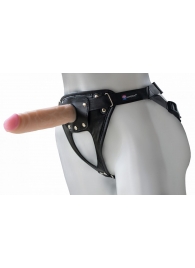 Универсальный мягкий пояс с насадкой Hard brutal BDSM-КОНСУЛ - 17 см. - LOVETOY (А-Полимер) - купить с доставкой в Сочи