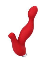 Красный силиконовый вибростимулятор простаты Proman - 12,5 см. - ToyFa - в Сочи купить с доставкой