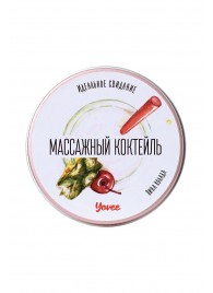 Массажная свеча «Массажный коктейль» с ароматом пина колады - 30 мл. - ToyFa - купить с доставкой в Сочи