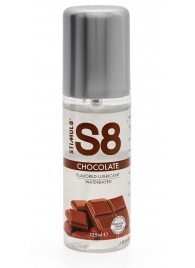 Смазка на водной основе S8 Flavored Lube со вкусом шоколада - 125 мл. - Stimul8 - купить с доставкой в Сочи