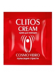 Пробник возбуждающего крема для женщин Clitos Cream - 1,5 гр. - Биоритм - купить с доставкой в Сочи