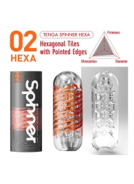 Мастурбатор SPINNER Hexa - Tenga - в Сочи купить с доставкой