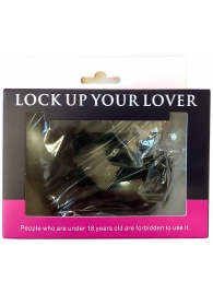 Черные меховые наручники Love с ключиками - Baile - купить с доставкой в Сочи