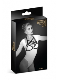Черная упряжь на грудь Clara - Bijoux Pour Toi - купить с доставкой в Сочи