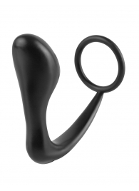 Эрекционное кольцо с анальной пробкой Ass-Gasm Cockring Plug - Pipedream - в Сочи купить с доставкой