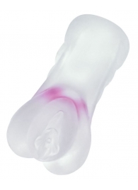 Прозрачный реалистичный мастурбатор Juicy Pussy Crystal Rose - ToyFa - в Сочи купить с доставкой