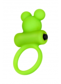 Зеленое виброкольцо на пенис A-Toys - A-toys - в Сочи купить с доставкой