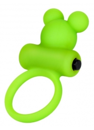 Зеленое виброкольцо на пенис A-Toys - A-toys - в Сочи купить с доставкой