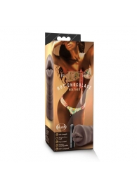 Коричневый мастурбатор-ротик Heather - Blush Novelties - в Сочи купить с доставкой