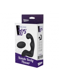 Черный вибромассажер простаты REMOTE BOOTY PLEASER - Dream Toys - в Сочи купить с доставкой