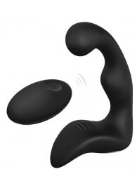 Черный вибромассажер простаты REMOTE BOOTY PLEASER - Dream Toys - в Сочи купить с доставкой