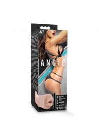 Телесный мастурбатор-ротик Angie - Blush Novelties - в Сочи купить с доставкой