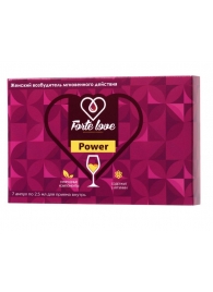 Женский возбудитель мгновенного действия Forte Love Power - 7 ампул (2,5 мл.) - Капиталпродукт - купить с доставкой в Сочи