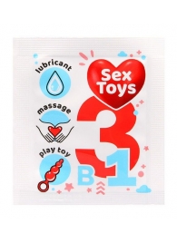 Гель-лубрикант на водной основе Sex Toys - 4 гр. - Биоритм - купить с доставкой в Сочи