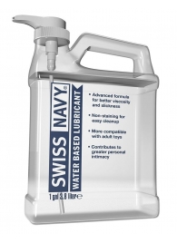 Канистра лубриканта Swiss Navy Water Based Lube на водной основе - 3,8 л. - Swiss navy - купить с доставкой в Сочи