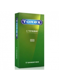 Текстурированные презервативы Torex  С точками  - 12 шт. - Torex - купить с доставкой в Сочи