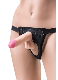 Телесный страпон на трусиках Realstick Hunter - 14,5 см. - ToyFa - купить с доставкой в Сочи
