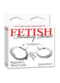 Металлические наручники Beginner s Metal Cuffs - Pipedream - купить с доставкой в Сочи
