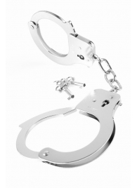 Металлические серебристые наручники Designer Metal Handcuffs - Pipedream - купить с доставкой в Сочи