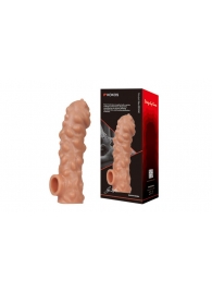 Насадка на фаллос с крупными бугорками EXTREME SLEEVE - 17,6 см. - KOKOS - в Сочи купить с доставкой