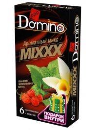 Ароматизированные презервативы DOMINO  Ароматный микс  - 6 шт. - Domino - купить с доставкой в Сочи
