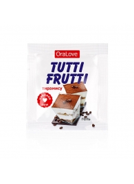 Пробник гель-смазки Tutti-frutti со вкусом тирамису - 4 гр. - Биоритм - купить с доставкой в Сочи