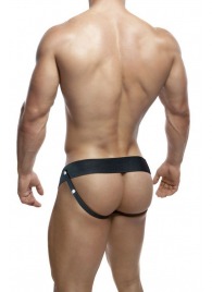 Черный мужской страпон DR. SKIN 6INCH HOLLOW STRAP ON - 16 см. - Blush Novelties - купить с доставкой в Сочи