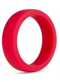 Красное эрекционное кольцо Silicone Go Pro Cock Ring - Blush Novelties - в Сочи купить с доставкой