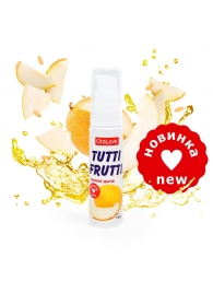 Гель-смазка Tutti-frutti со вкусом сочной дыни - 30 гр. - Биоритм - купить с доставкой в Сочи