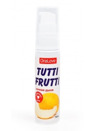 Гель-смазка Tutti-frutti со вкусом сочной дыни - 30 гр. - Биоритм - купить с доставкой в Сочи
