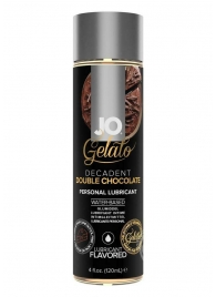 Лубрикант с ароматом шоколада JO GELATO DECADENT DOUBLE CHOCOLATE - 120 мл. - System JO - купить с доставкой в Сочи