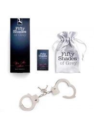 Металлические наручники Metal Handcuffs - Fifty Shades of Grey - купить с доставкой в Сочи