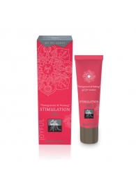 Возбуждающий интимный гель для двоих STIMULATION GEL Pomegranate   Nutmeg - 30 мл. - Shiatsu - купить с доставкой в Сочи