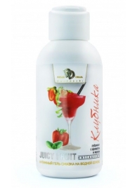 Интимный гель-смазка JUICY FRUIT с ароматом клубники - 100 мл. - БиоМед - купить с доставкой в Сочи