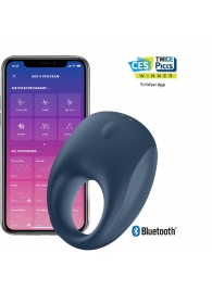 Эрекционное кольцо Satisfyer Strong One с возможностью управления через приложение - Satisfyer - в Сочи купить с доставкой