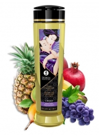 Массажное масло Libido Exotic Fruits с ароматом экзотических фруктов - 240 мл. - Shunga - купить с доставкой в Сочи